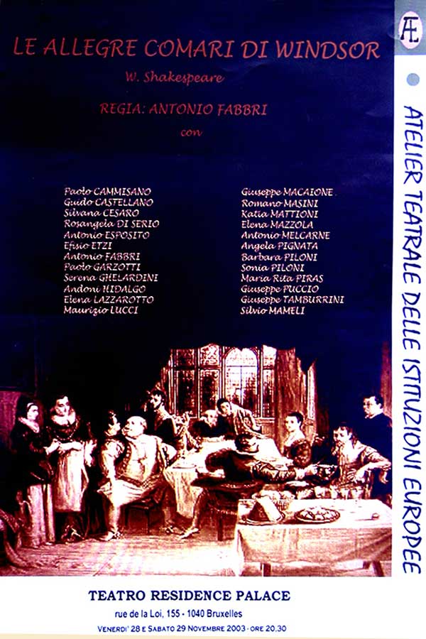 Le Allegre Comari di Windsor, una commedia di Shakespeare